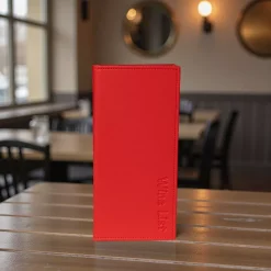 Étlaptartó A4 slim soft piros