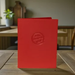 Étlaptartó A4 soft meggypiros