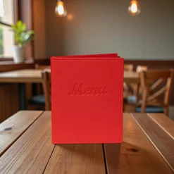 Étlaptartó A5 soft piros